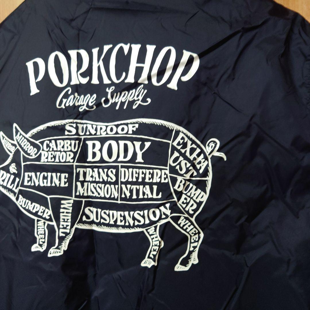 PORKCHOP ナイロンジャケット Mサイズ ネイビー