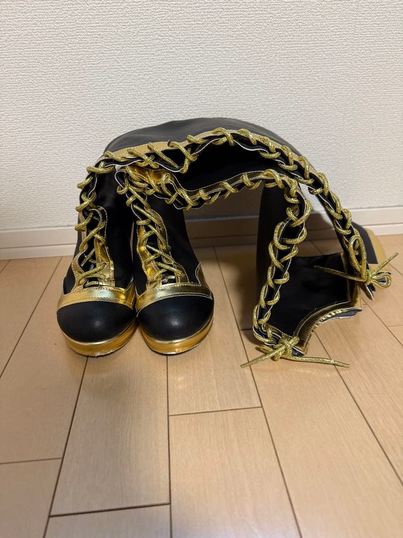 ツイステ スケアリードレス ポムフィオーレ寮 コスプレ衣装　靴付き