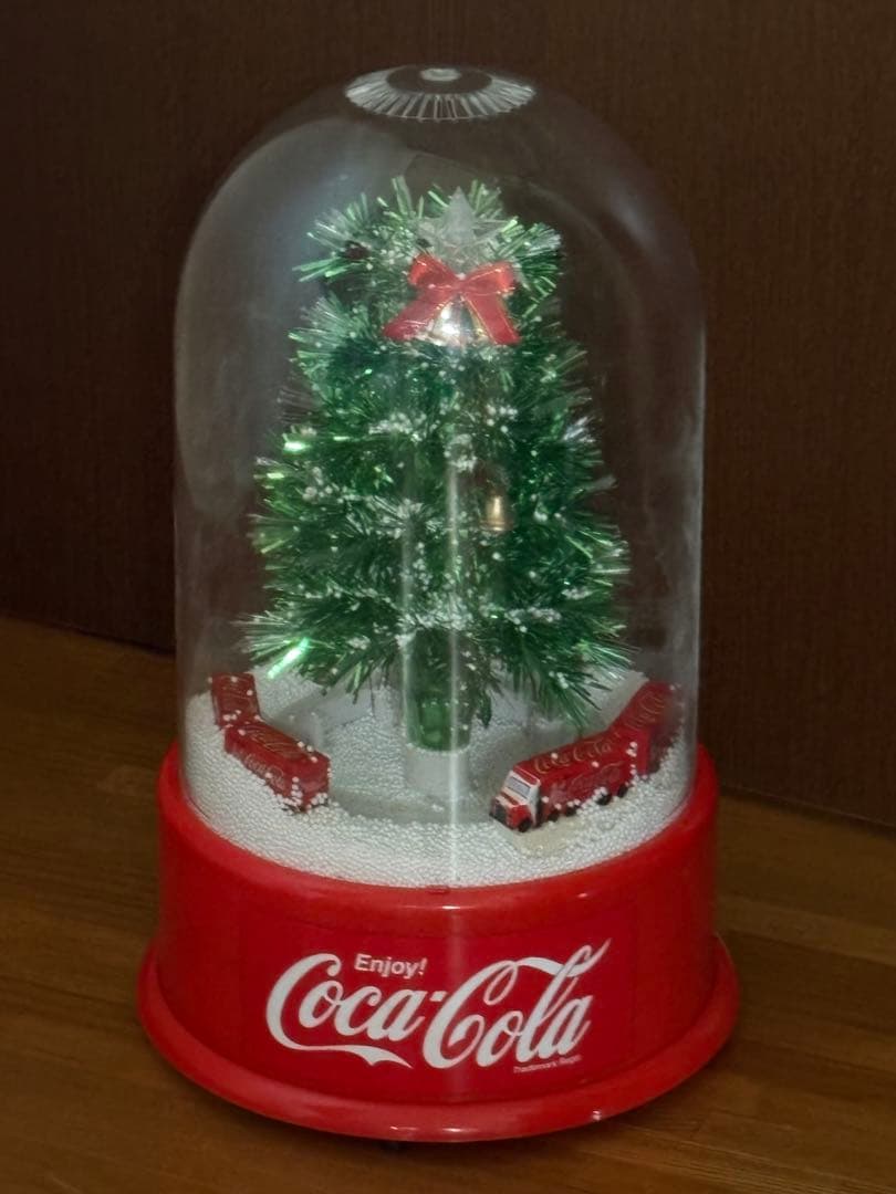 Coca-Cola ❗️クリスマスツリー型　スノードーム　非売品