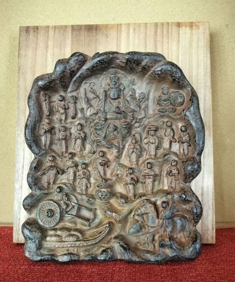 逸品 弘法大師 護摩灰手形　空海 仏像 仏教 美術品 釋迦 大日如来　御朱印