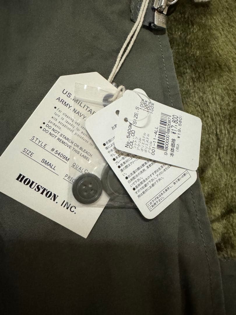 [送料無料][美品] ヒューストンM51ミリタリーパーカーモッズコート