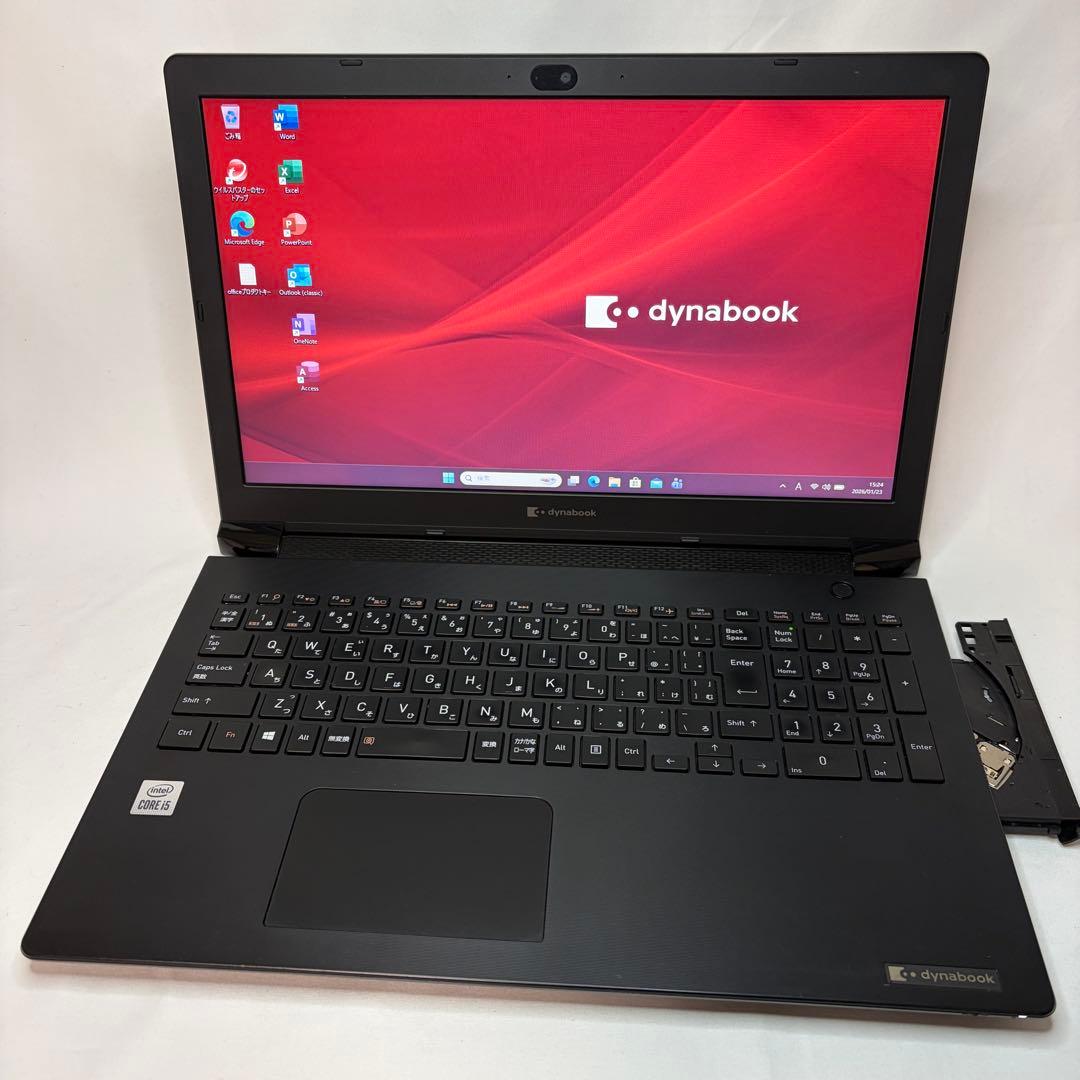 準美品 dynabook BJ65/FS 第10世代 i5 15.6型 DVD