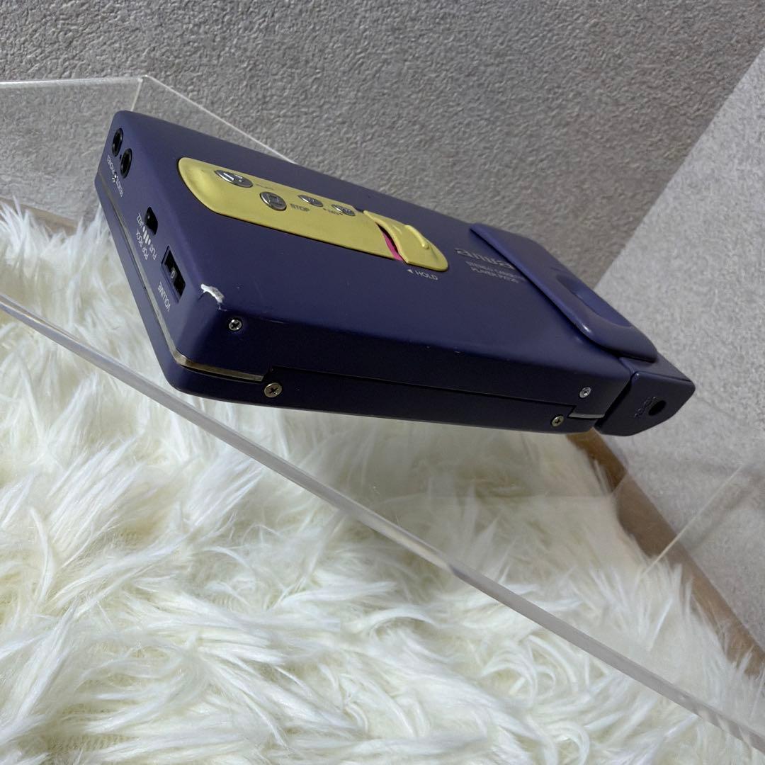 【超希少カラー】aiwa 薄型高音質 カセットプレーヤー HS-PX720