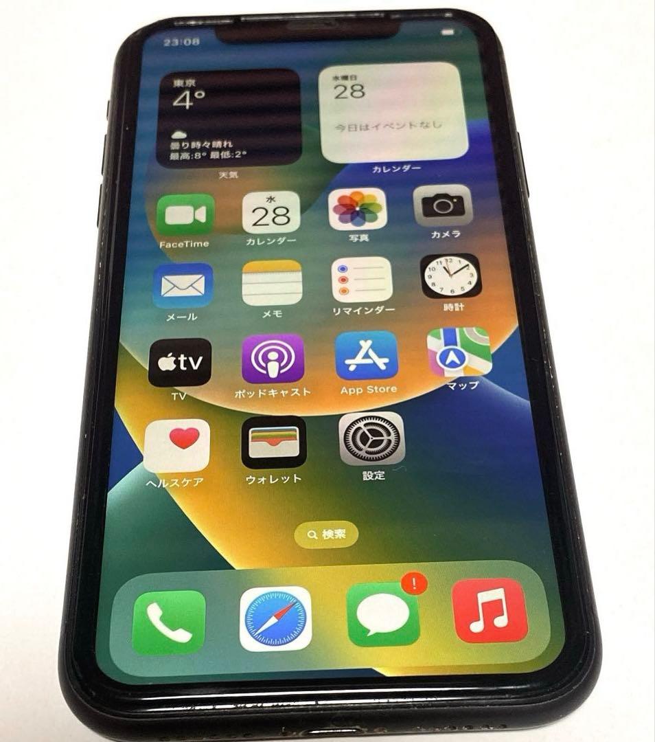 iPhone 11 ブラック 128GB 本体のみ 初期化済み