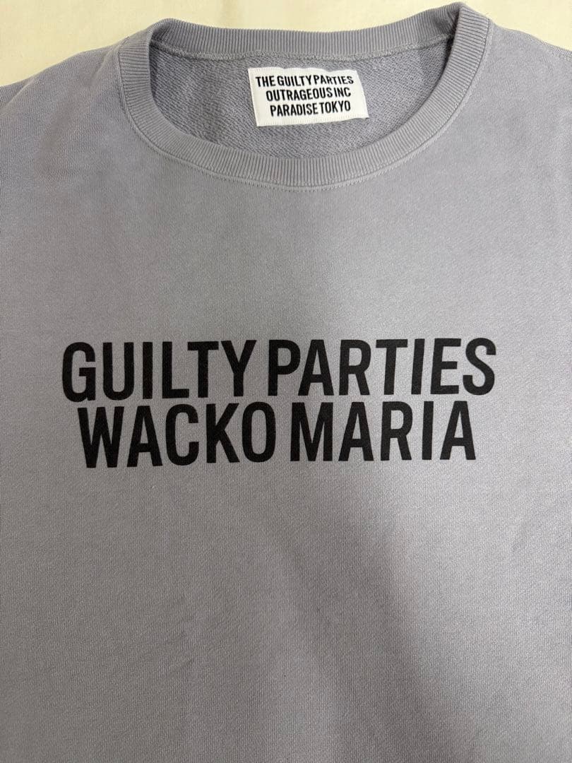 WACKO MARIA GUILTY PARTIES トレーナー グレー　M