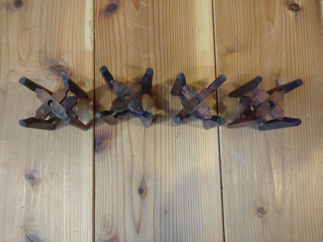 古民具　古道具　一斗桝と糸巻のセット　昭和レトロ　アンティーク