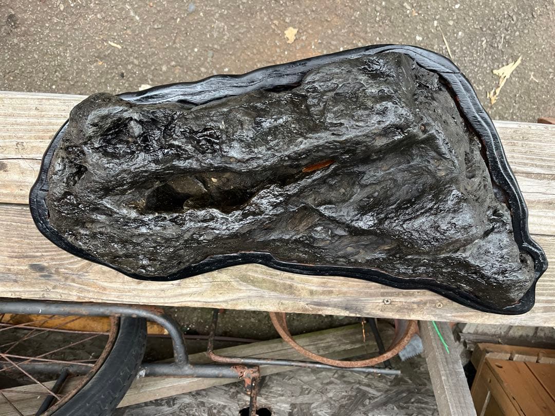 特大鑑賞石、60センチ、幸太郎石、幸太郎石台座付き、盆景石、盆石、水石、