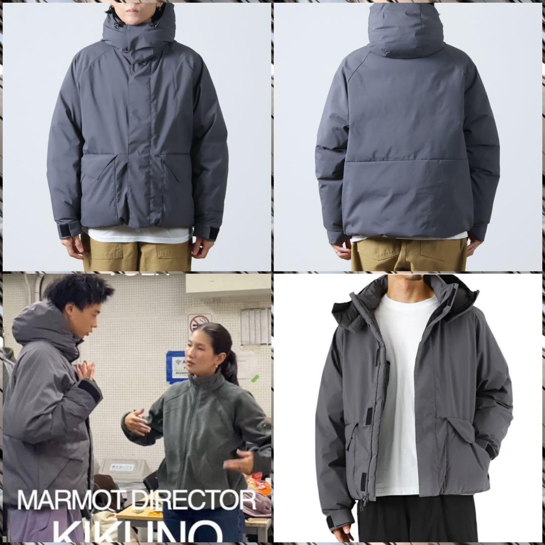 タグ付き MARMOT CAPITAL マンモス ダウンジャケット　グレー L