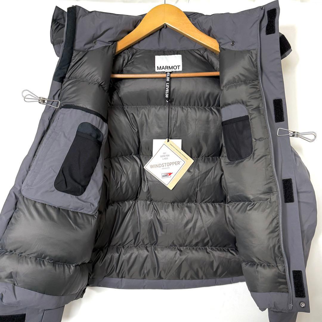 タグ付き MARMOT CAPITAL マンモス ダウンジャケット　グレー L
