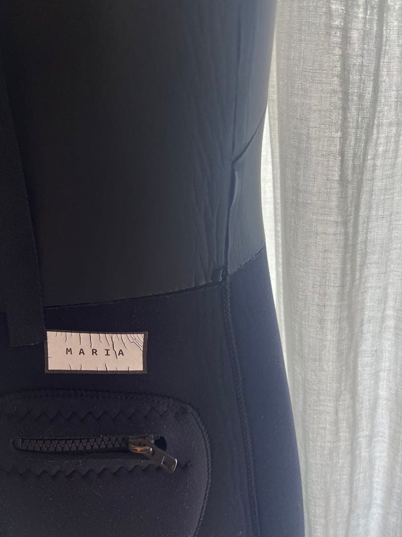 MARIA WETSUIT ウエットスーツ　セミドライウェットスーツ 黒 長袖