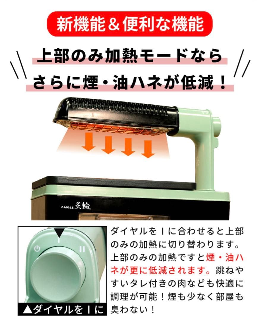 ザイグル 炙輪 あぶりん ゴールド ワイドプレート２枚セット付