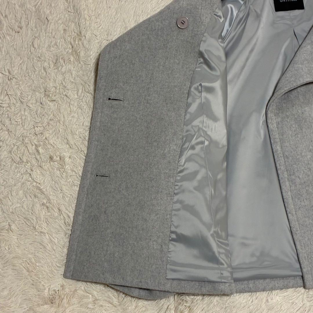 UNTITLED 2024AW 2WAYウールショートコート スーパー100’S