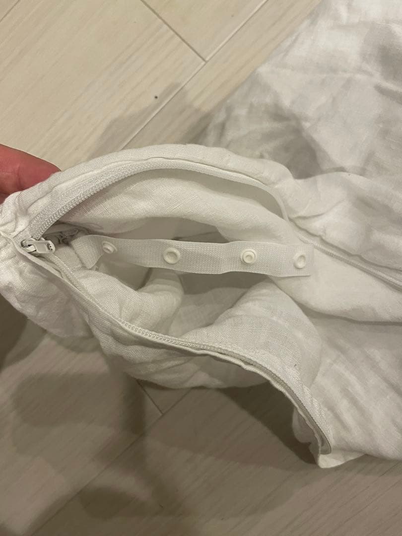 無印良品グレー羽毛掛け布団軽量一層式ダブル