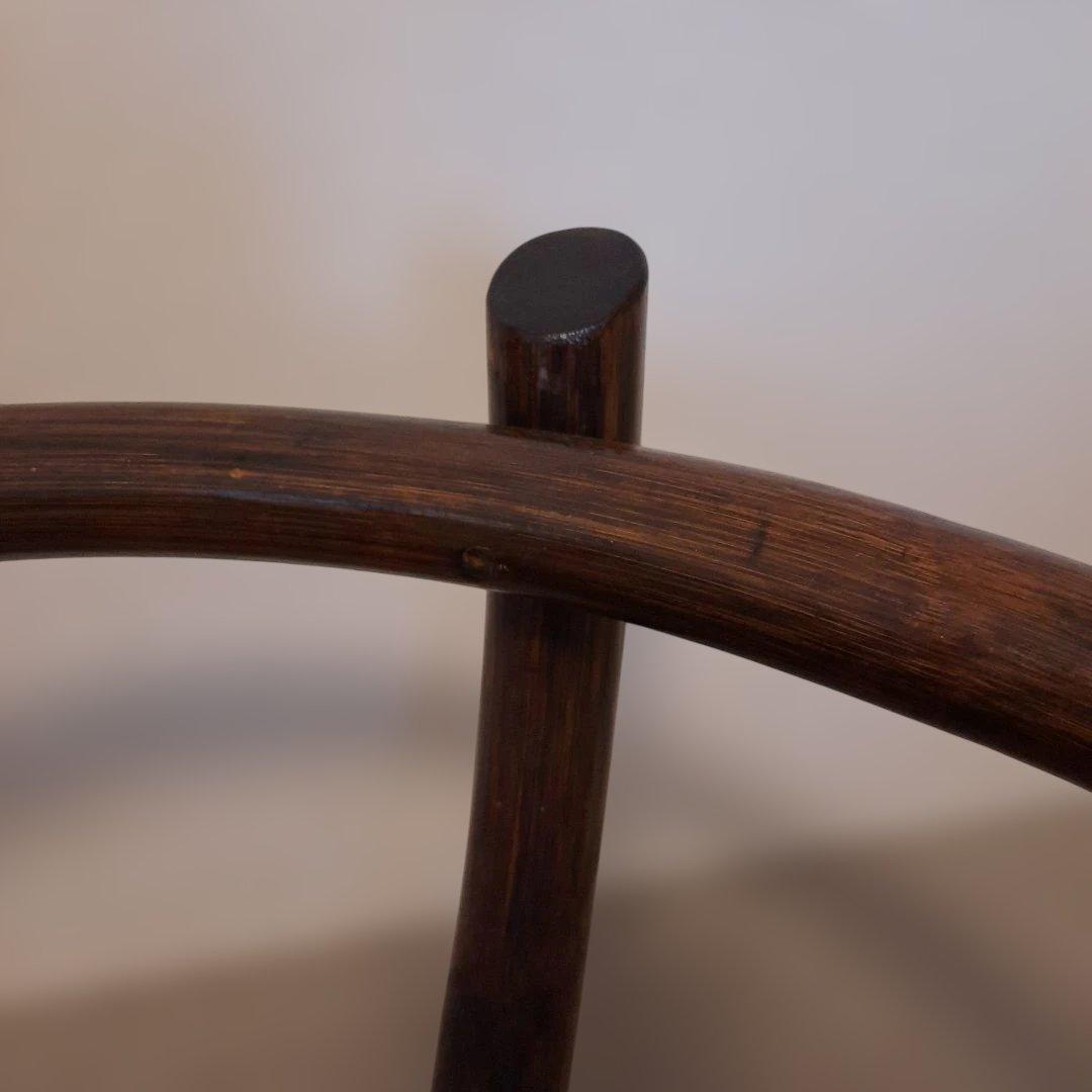 ガラステーブル ラタン 籘 サイドテーブル 円形 ガラス天板