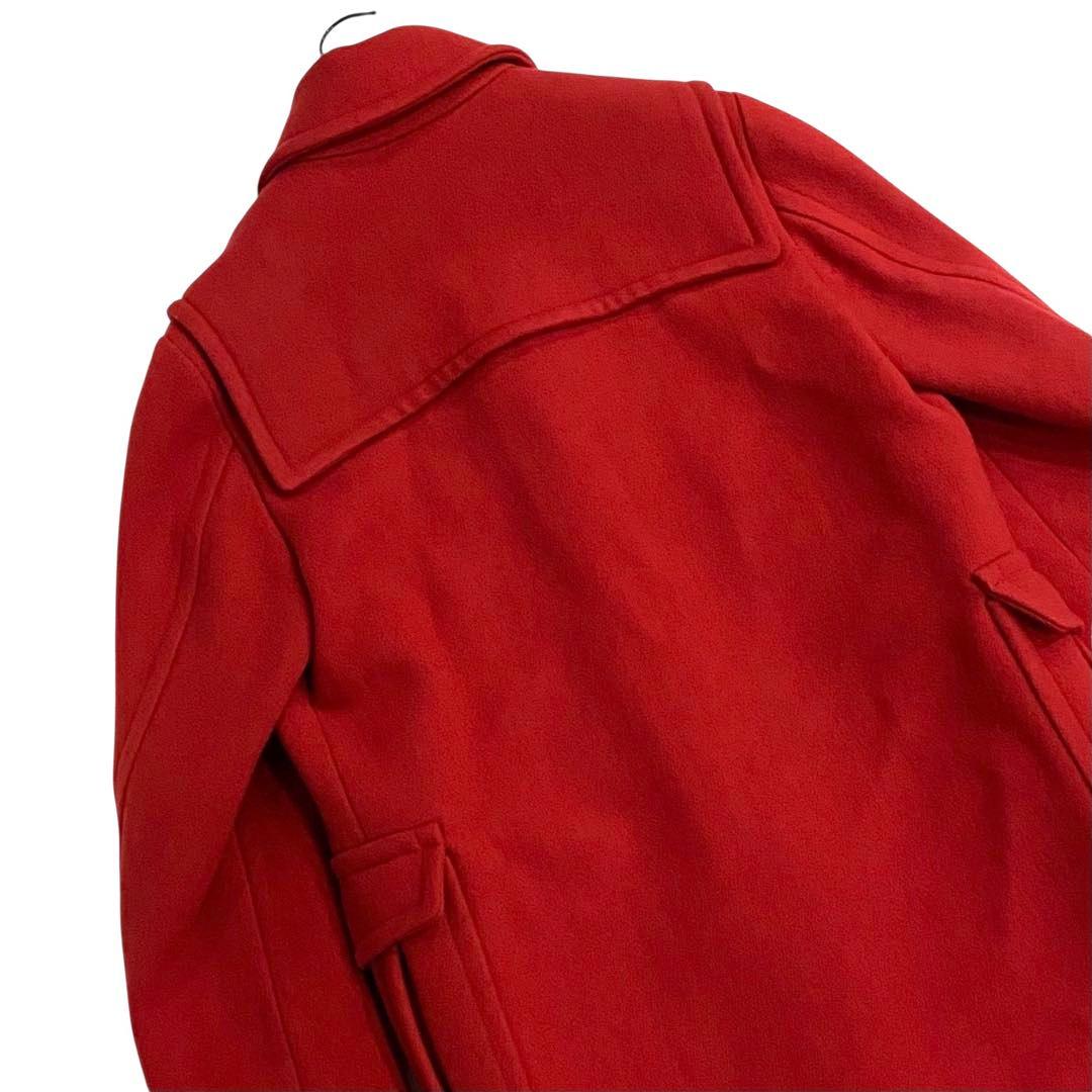 15-16AW★ミケーレ期★グッチ ダッフルコート 赤 メンズ 48 イタリア製