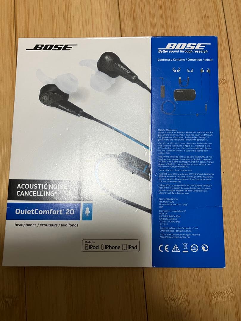 BOSE QuietComfort 20 有線イヤホン iPhone対応