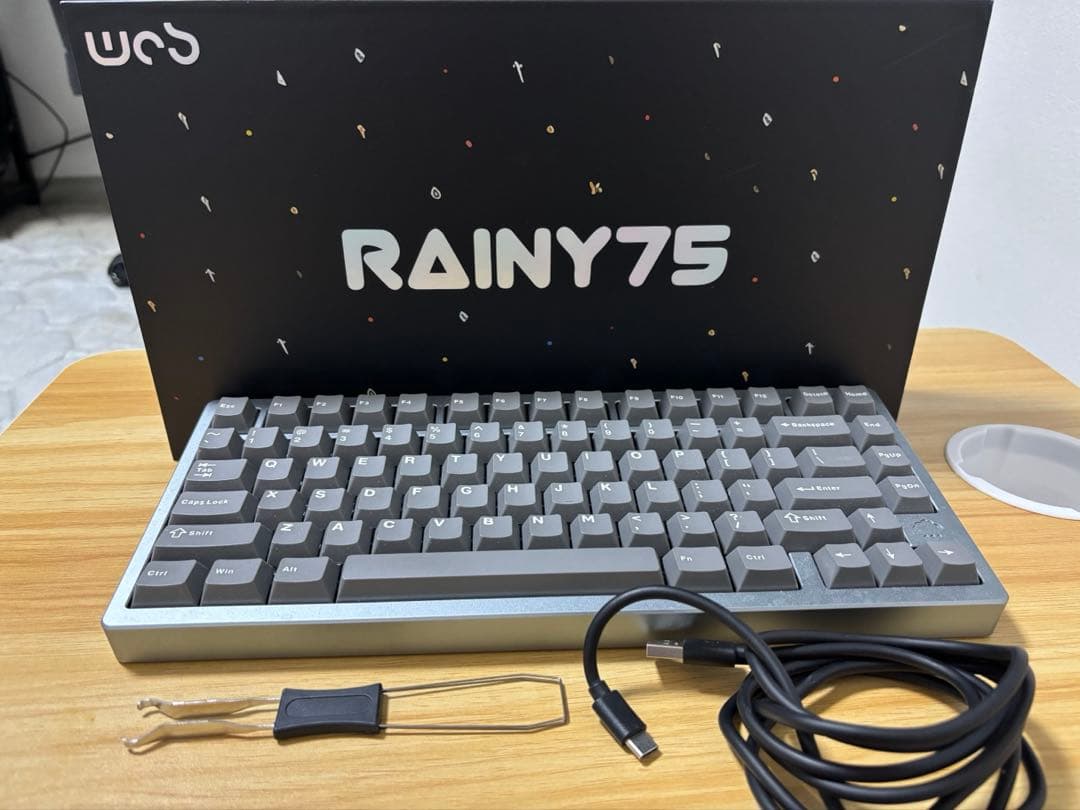 【付属品ほぼ完備】 WOBKEY Rainy75 RT Lite