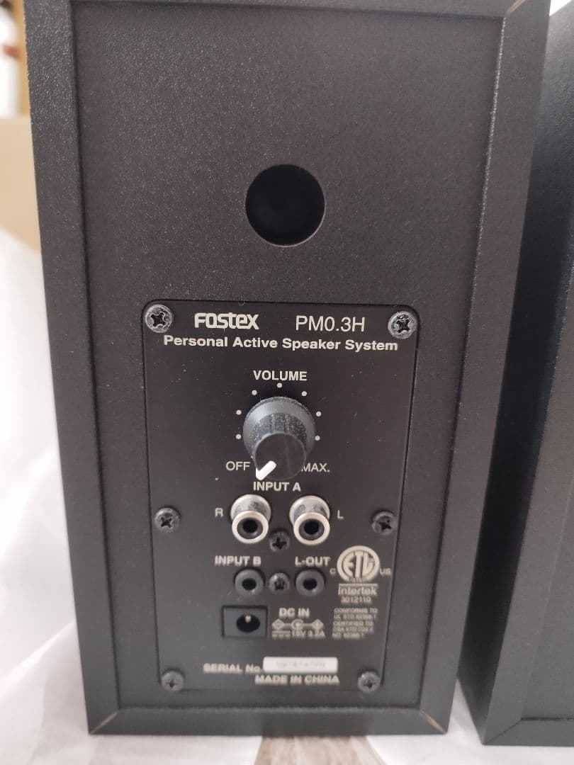 【美品】 Fostex PM0.3H ブラック パーソナル アクティブスピーカー