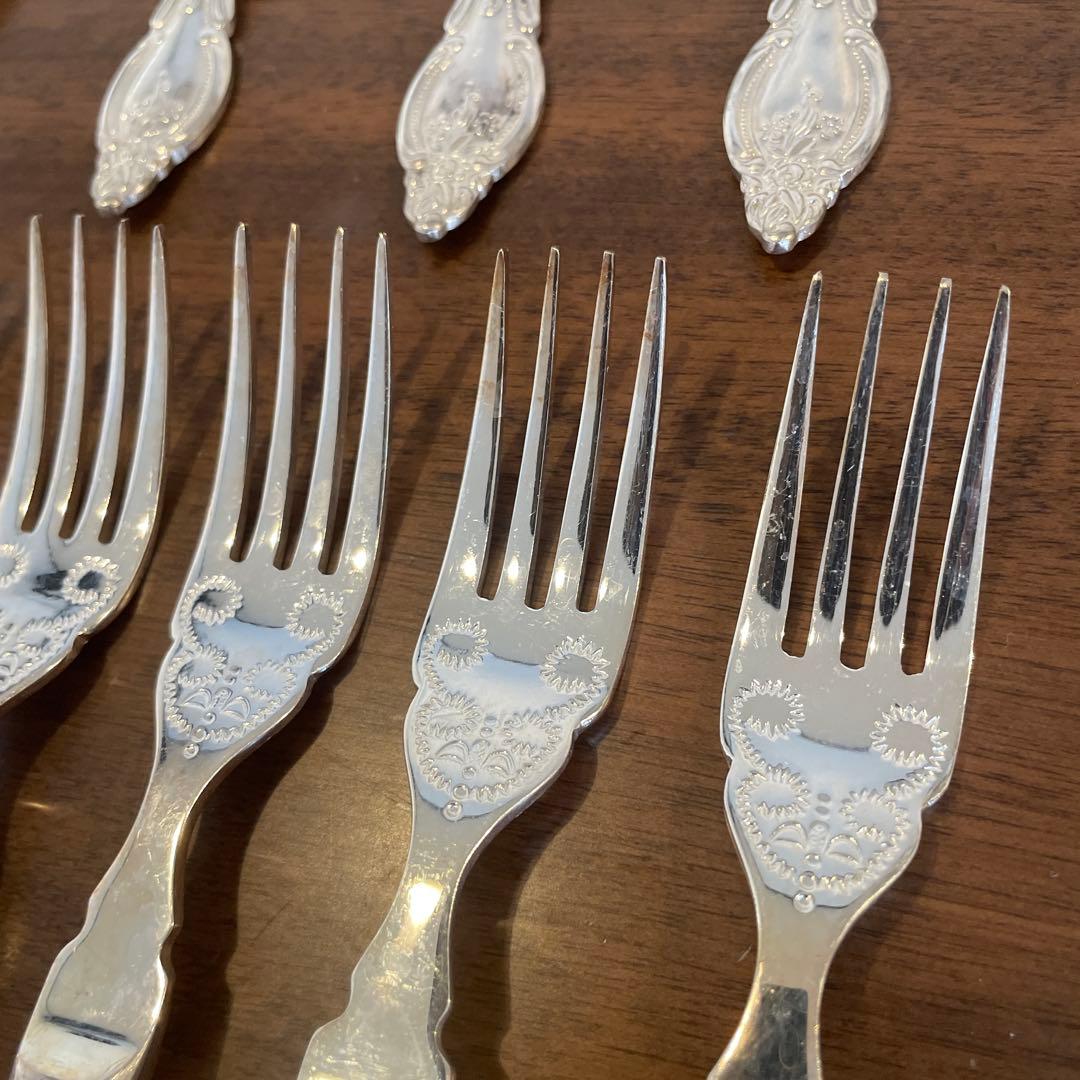 光和陶器Silver France カトラリーセット 洋白銀器 １７点