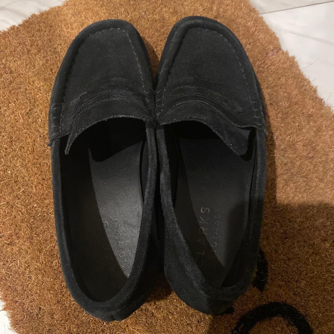 Clarks スエード ワラビー ローファー 23.5