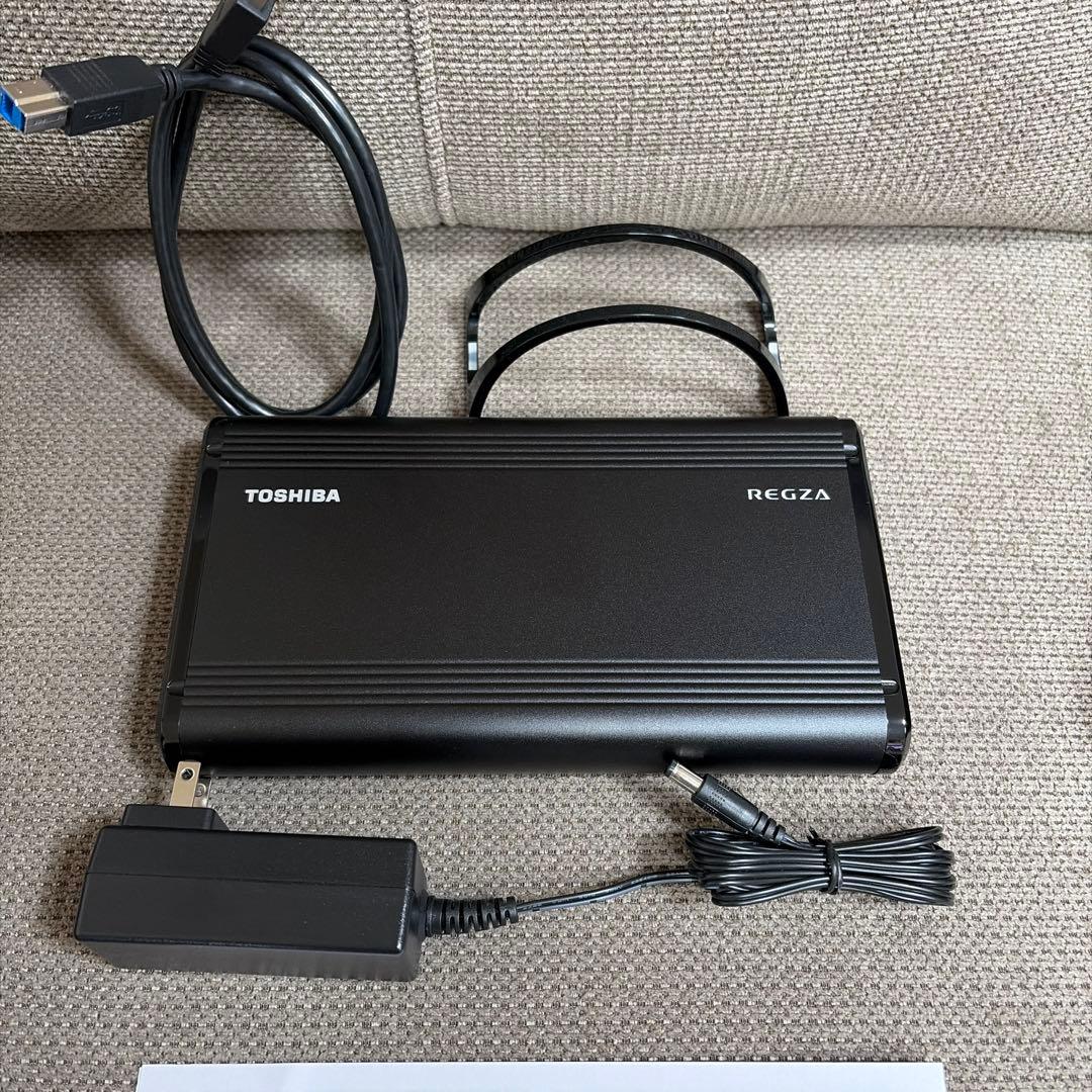 【未使用に近い】東芝 レグザ純正USBハードディスク 4TB THD-400V3