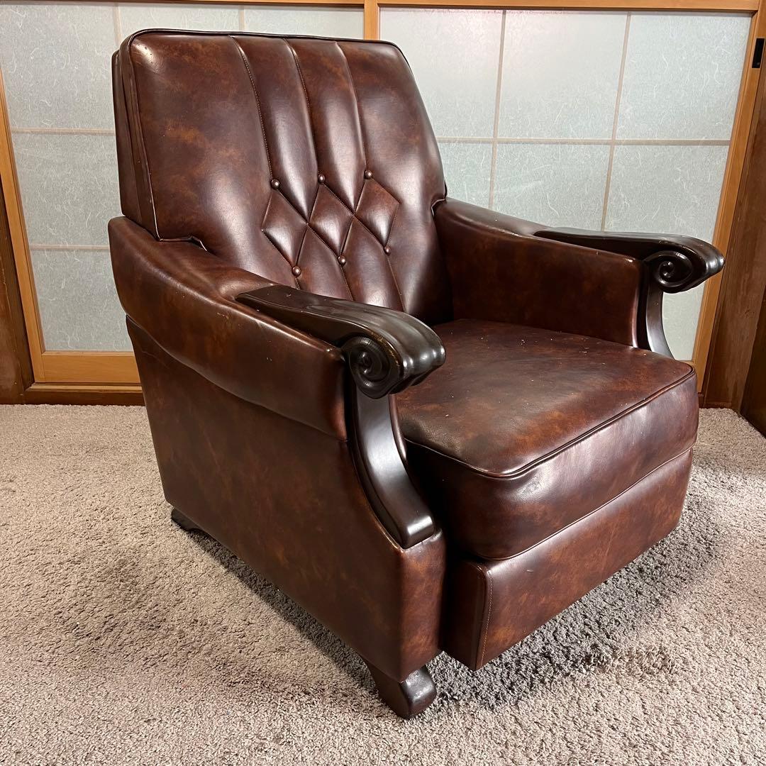 9/10まで！　高級　1人がけ　ソファー　アームレストあり