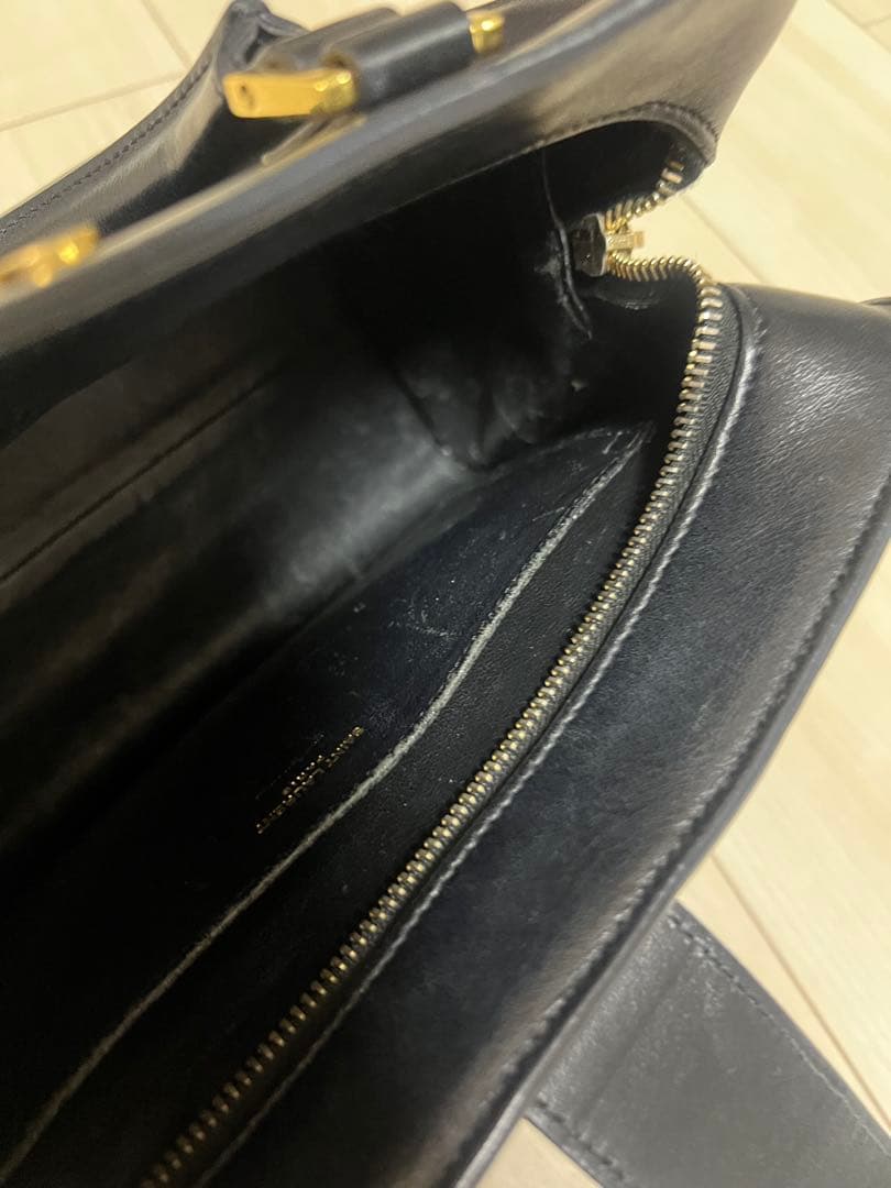 MomoCoco様SAINT LAURENT ブラックレザー ベイビーカバス