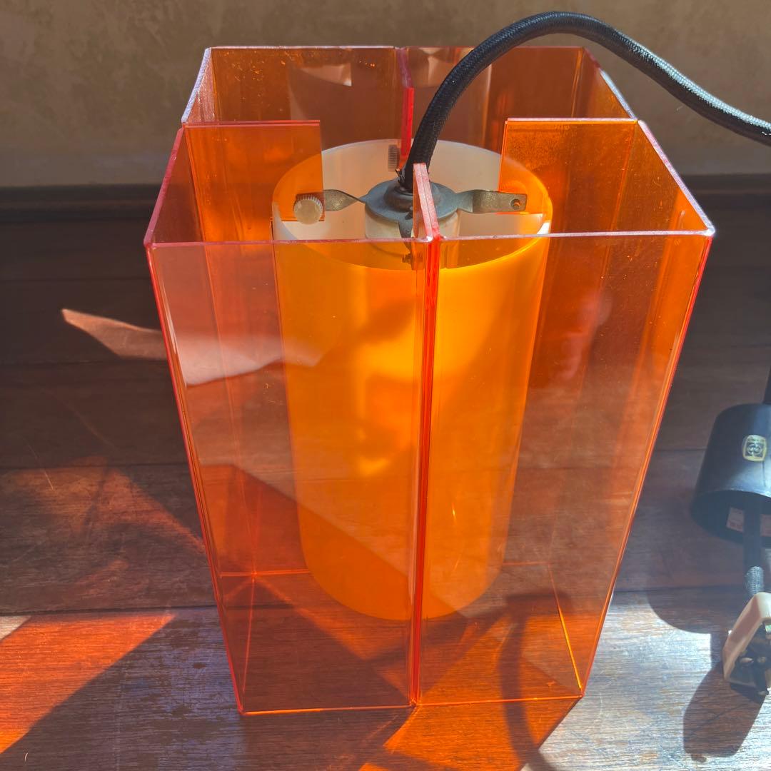 【昭和レトロ】ペンダントライト 照明 レトロポップ ミッドセンチュリー '70s