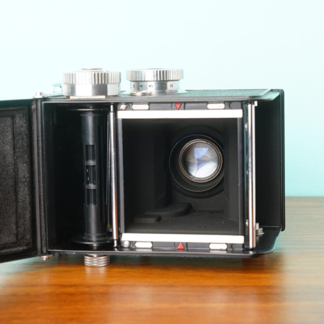 [美品] 完動品◎YASHICAFLEX C型 二眼レフ ケース付き #06