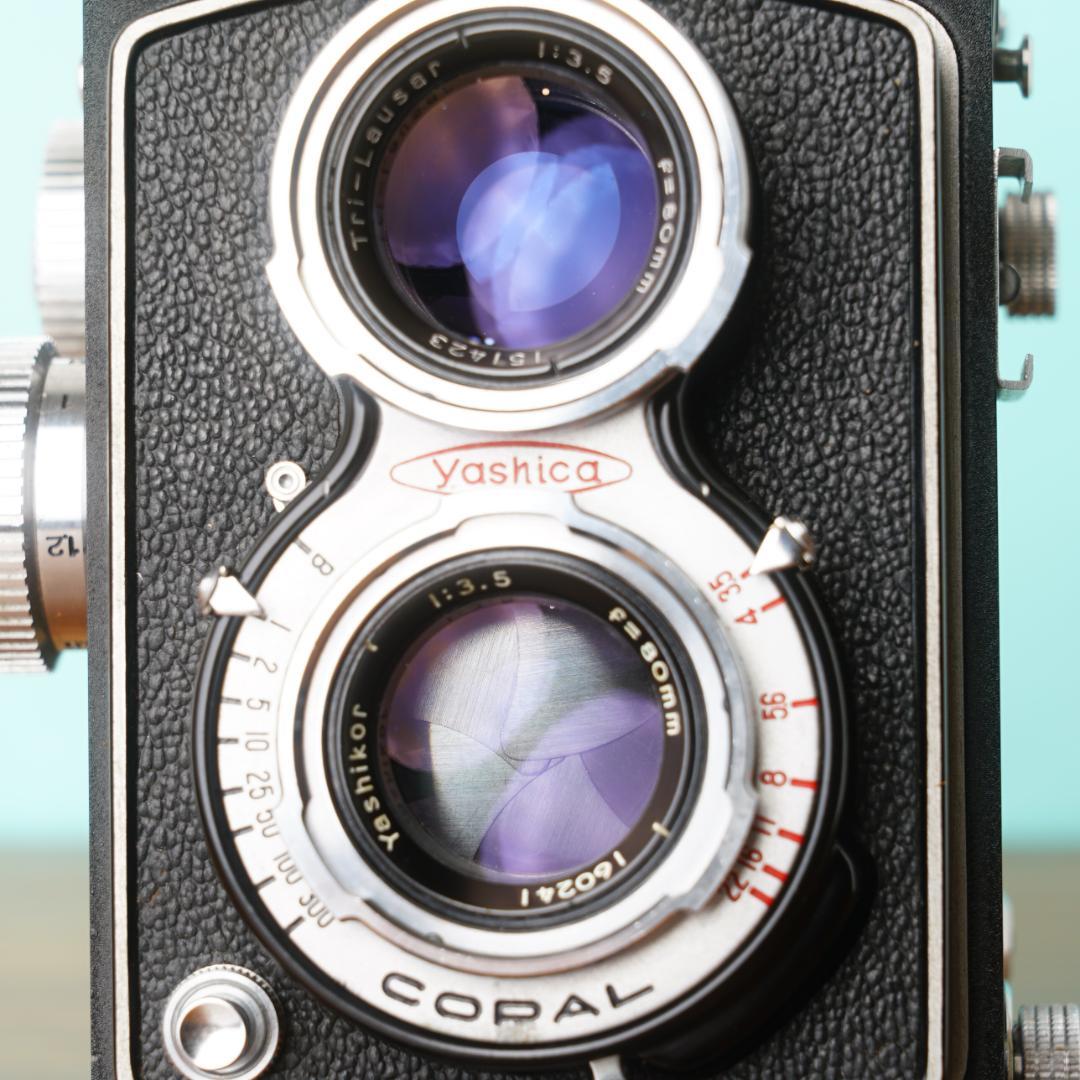 [美品] 完動品◎YASHICAFLEX C型 二眼レフ ケース付き #06