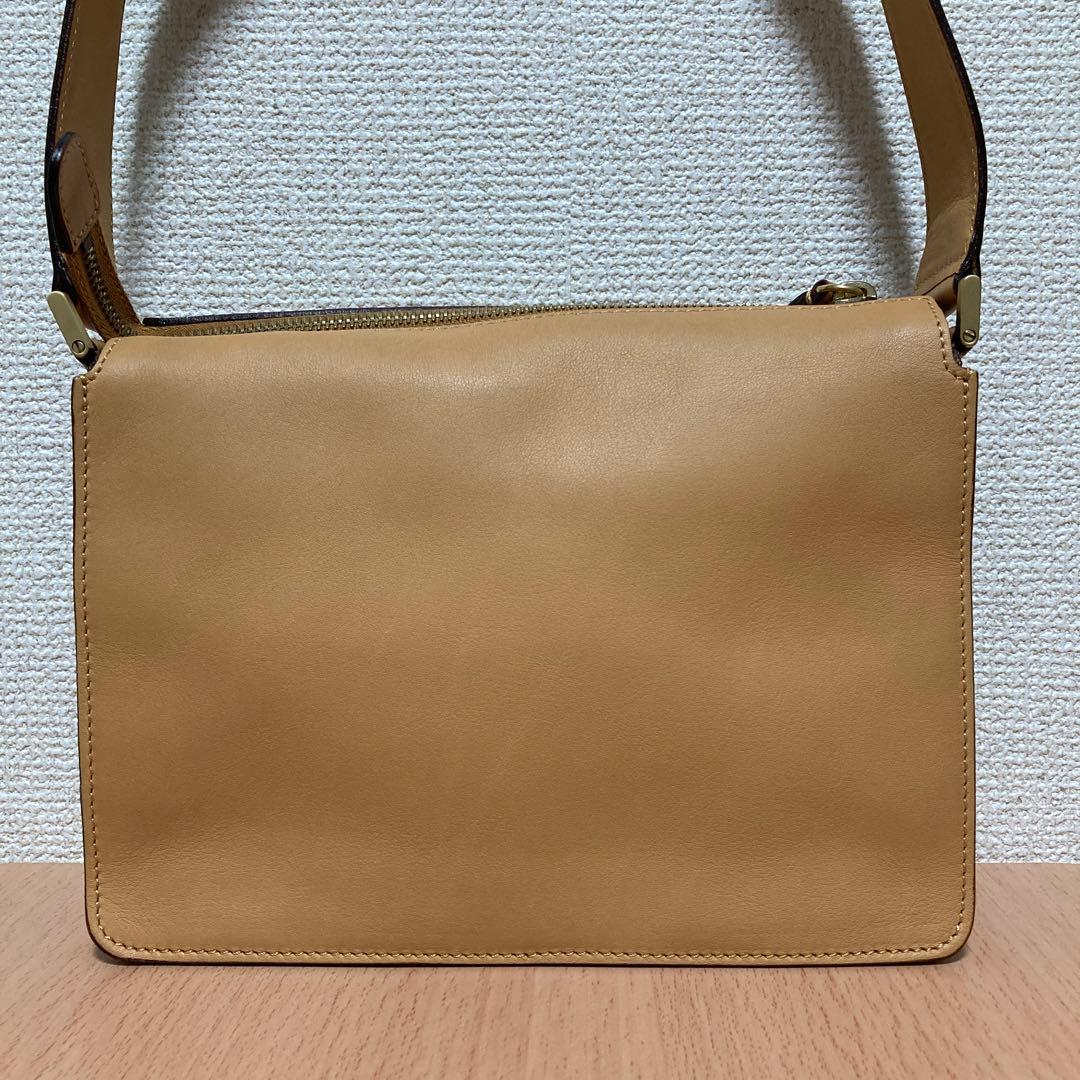 【美品】HIROFU ヒロフ レザー ワンショルダーバッグ ハンドバッグ 肩掛け