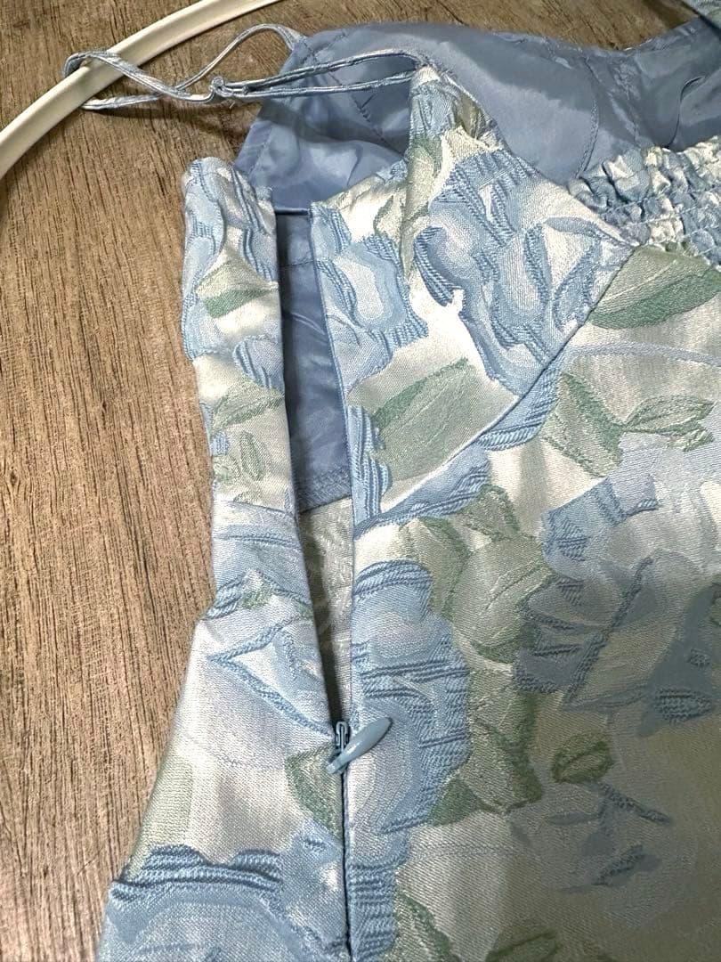 【上下セット】POPPY JACQUARD FLARE CAMI TUNIC