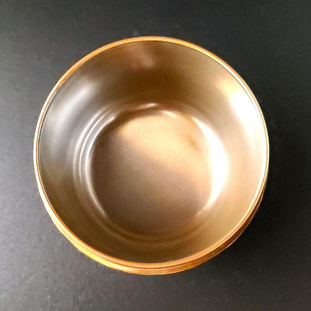 未使用品　茶道具　内銀　夕顔蒔絵　棗　岡澤伸之　共箱　二重箱　山中塗　薄茶器