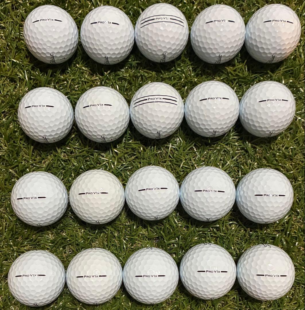 値下げ！655★S・特ABランク★タイトリスト ProV1x 2025年　20球