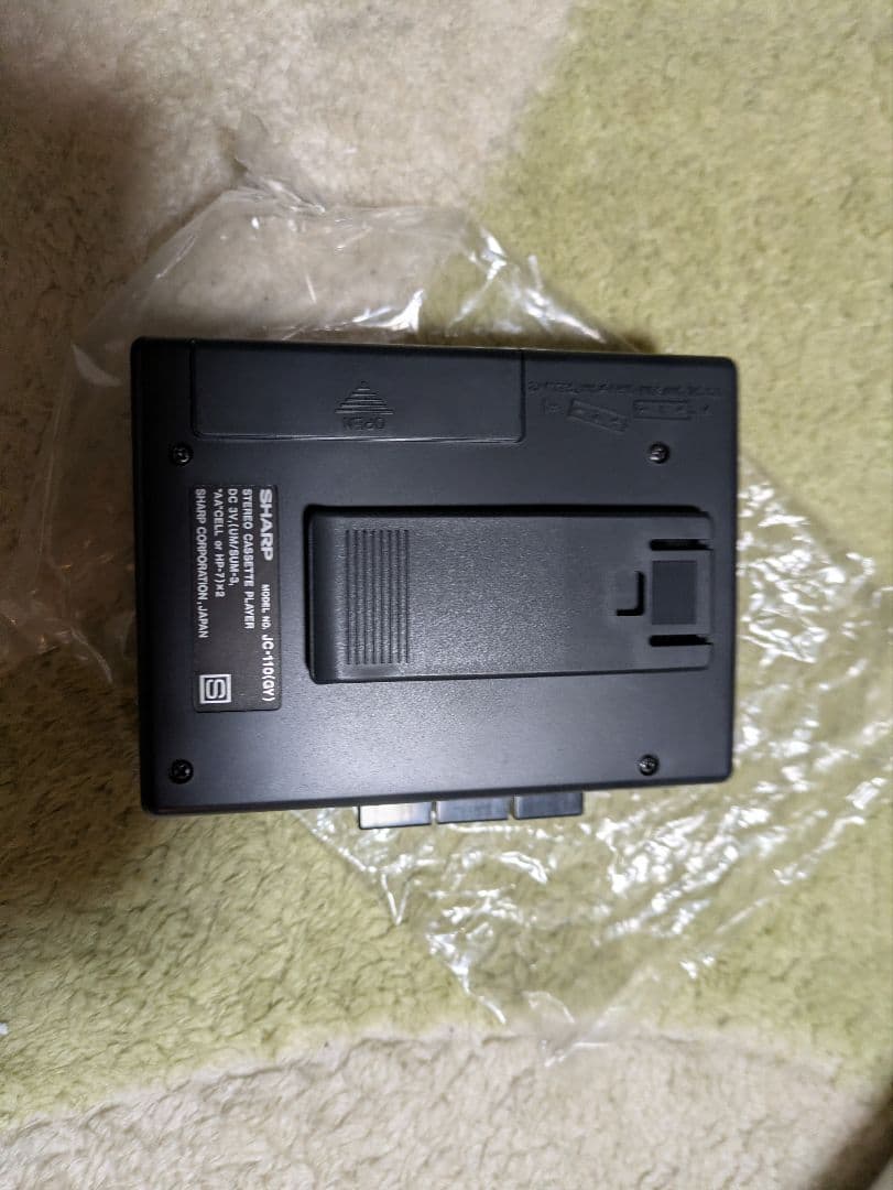 希少　SHARP JC-110(GY) カセットプレーヤー（未使用）