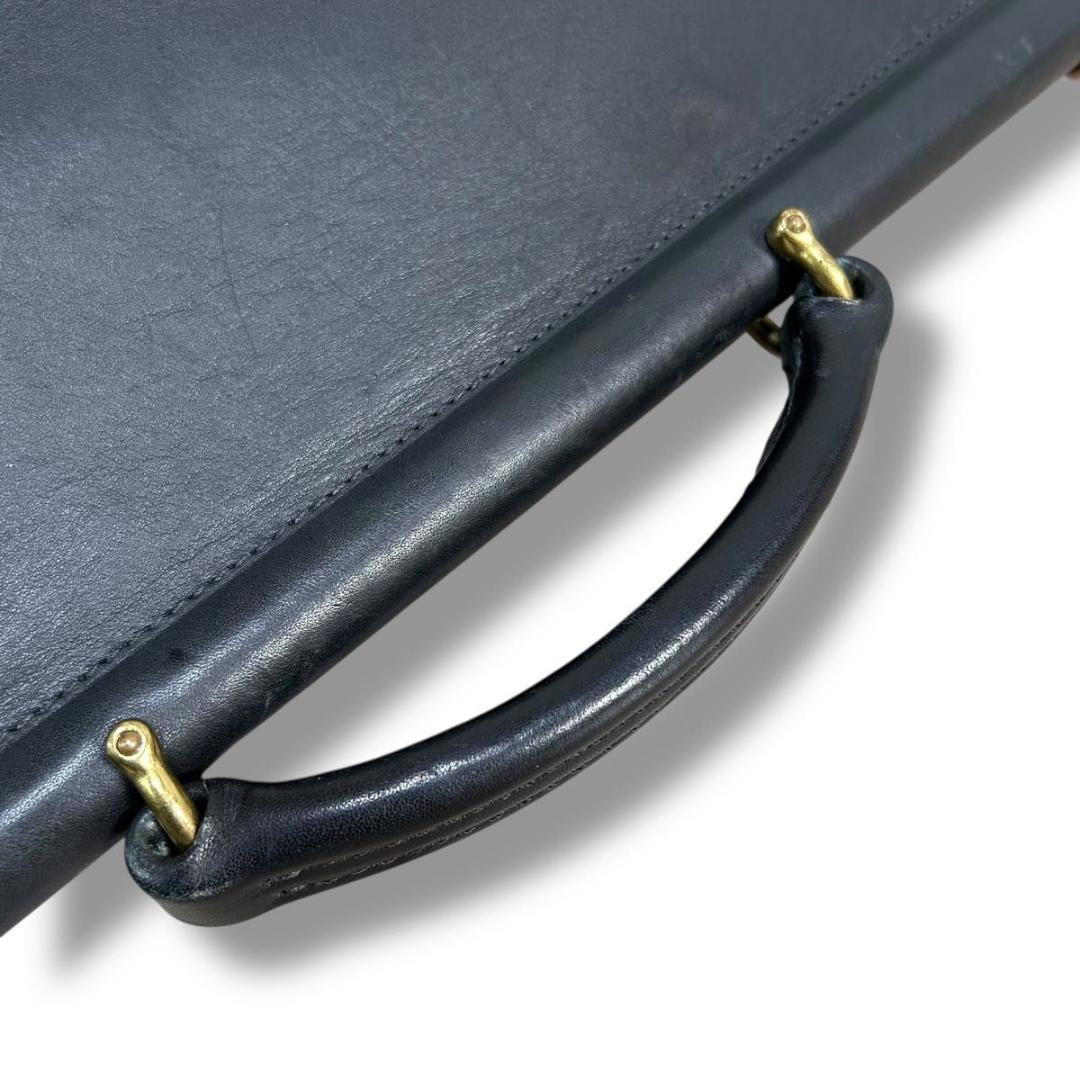 美品 オールドコーチ 2way ビークマン 黒 ブリーフケース ビジネスバッグ