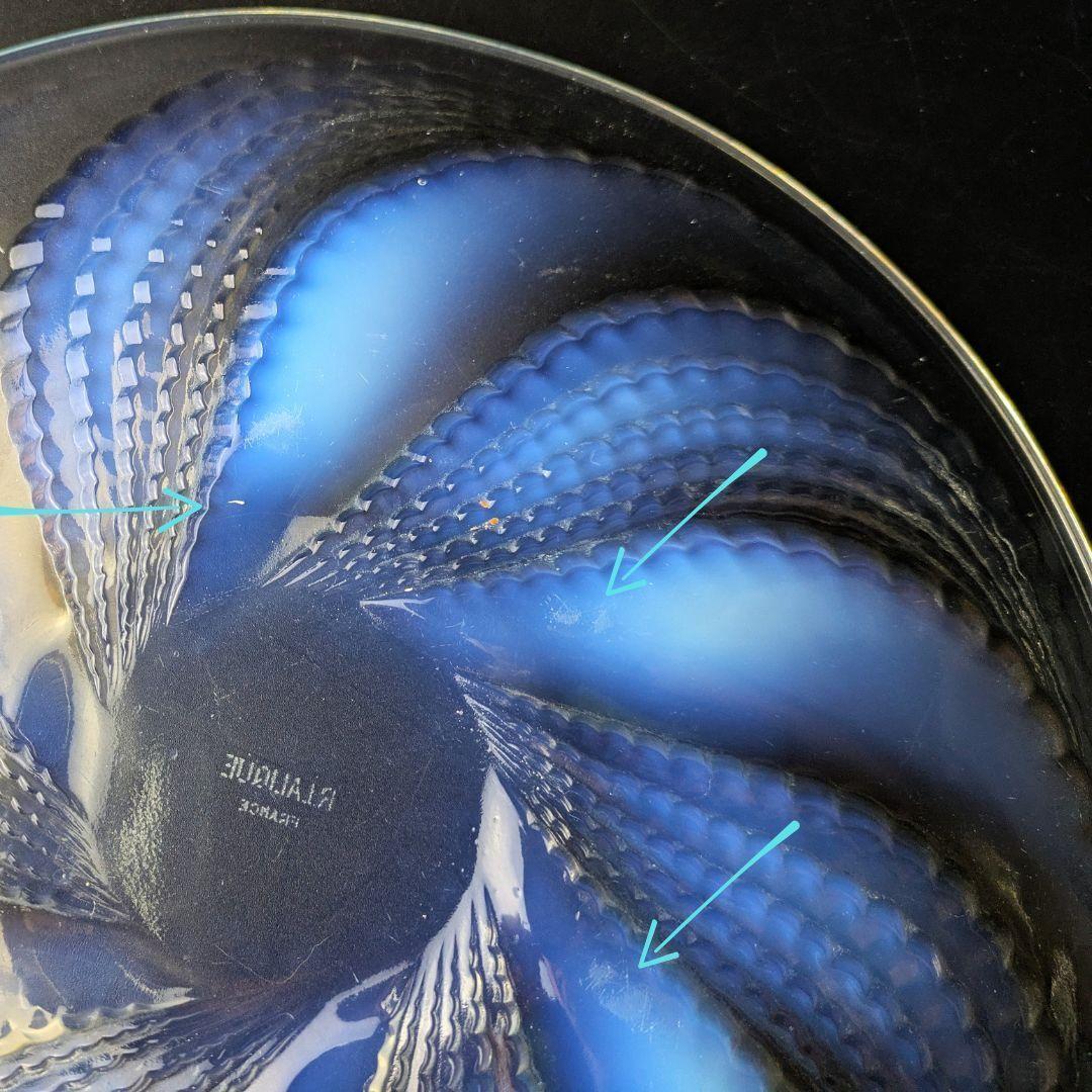 本人作 ルネ・ラリック フルロン 大皿 28cm オパルセント1935アールデコ