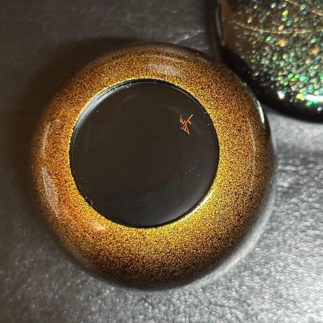 虫 棗/螺鈿 鈴虫 蒔絵 棗！『田中 貴司』作！共箱/共布/栞付★一后一兆 師事