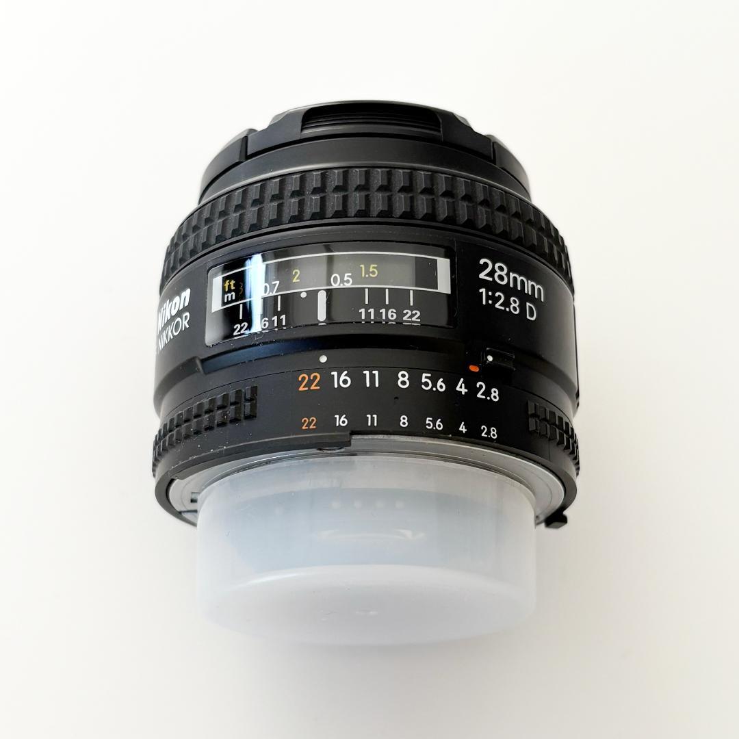 【美品】ニコン28mm f2.8 単焦点レンズ 日本製 動作確認済み 作例あり