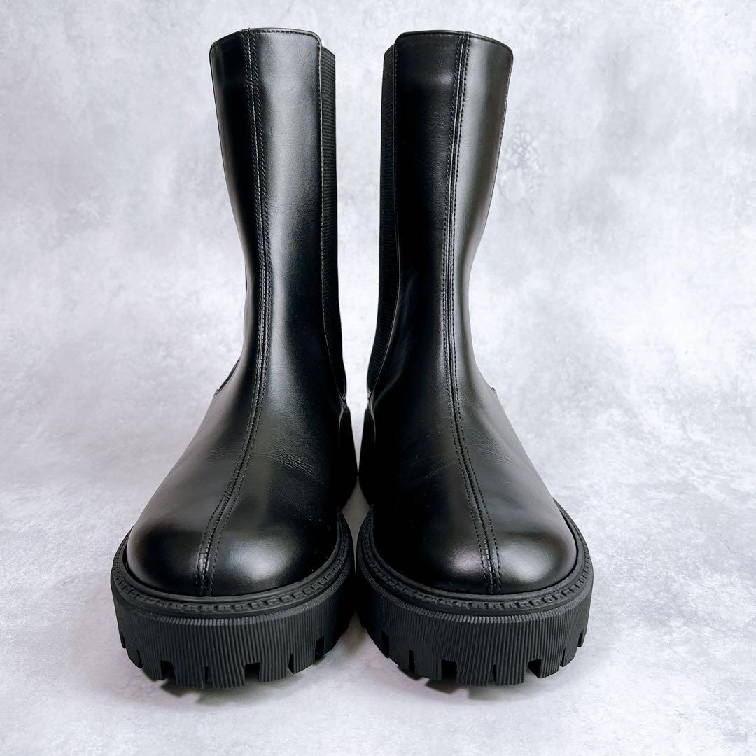 ☆ほぼ新品☆【ウィムガゼット ザポーズ】サイドゴアブーツ (37) 厚底　ジップ