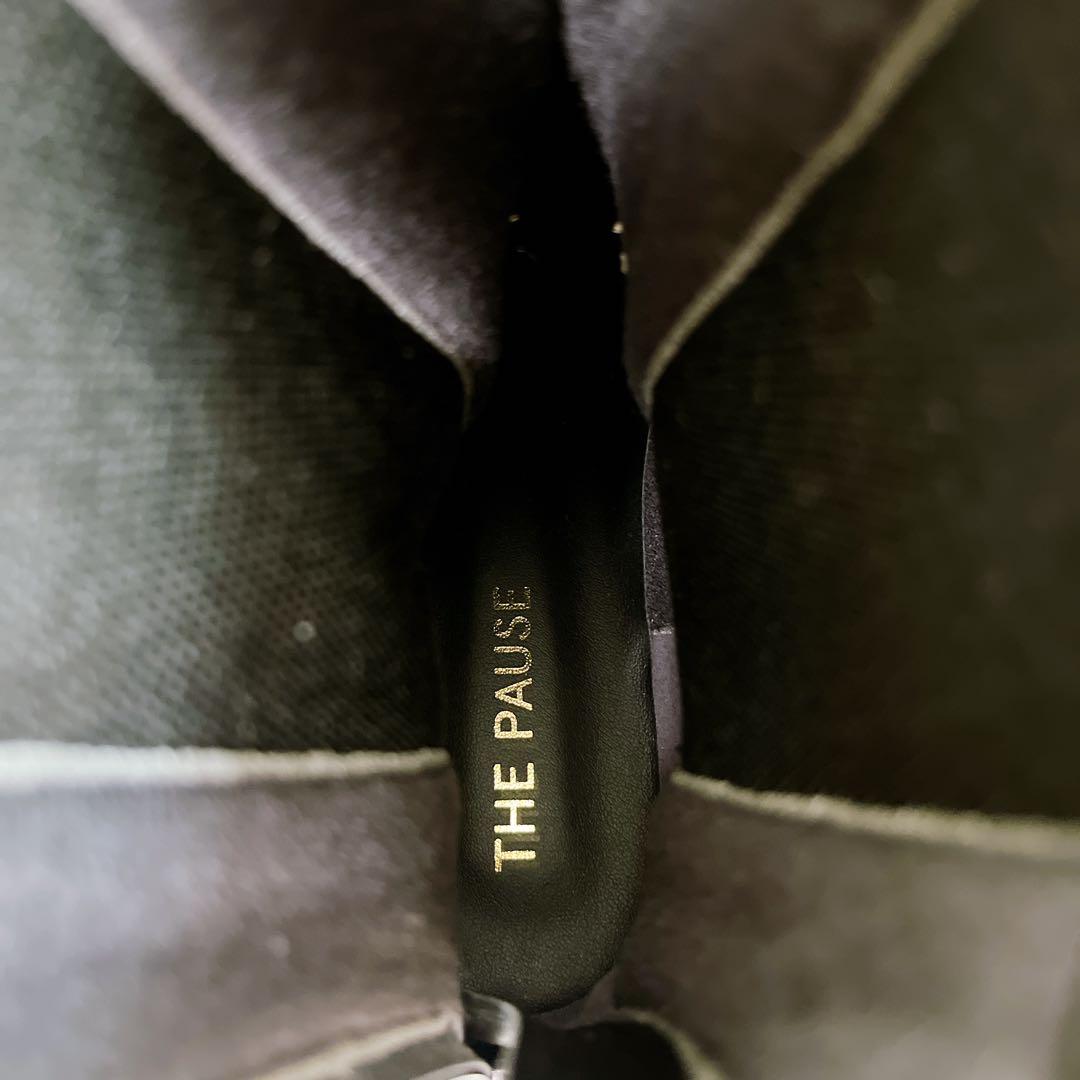 ☆ほぼ新品☆【ウィムガゼット ザポーズ】サイドゴアブーツ (37) 厚底　ジップ