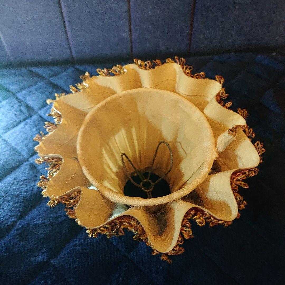 専用、フランス☆オーガンジー&リボンレース、ランプシェード、アンティーク