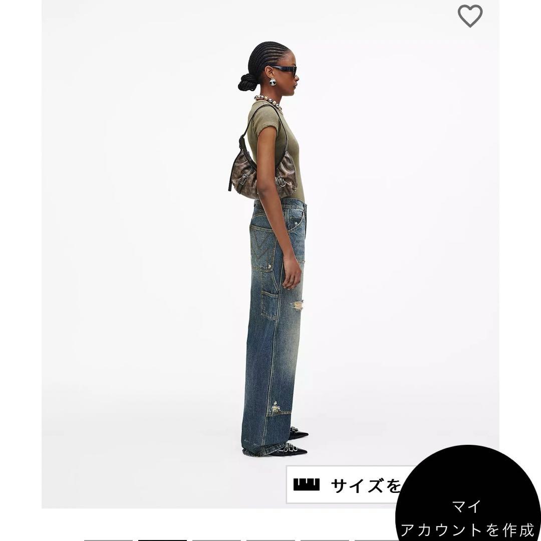 バッグ The Distressed Leather Buckle Bag