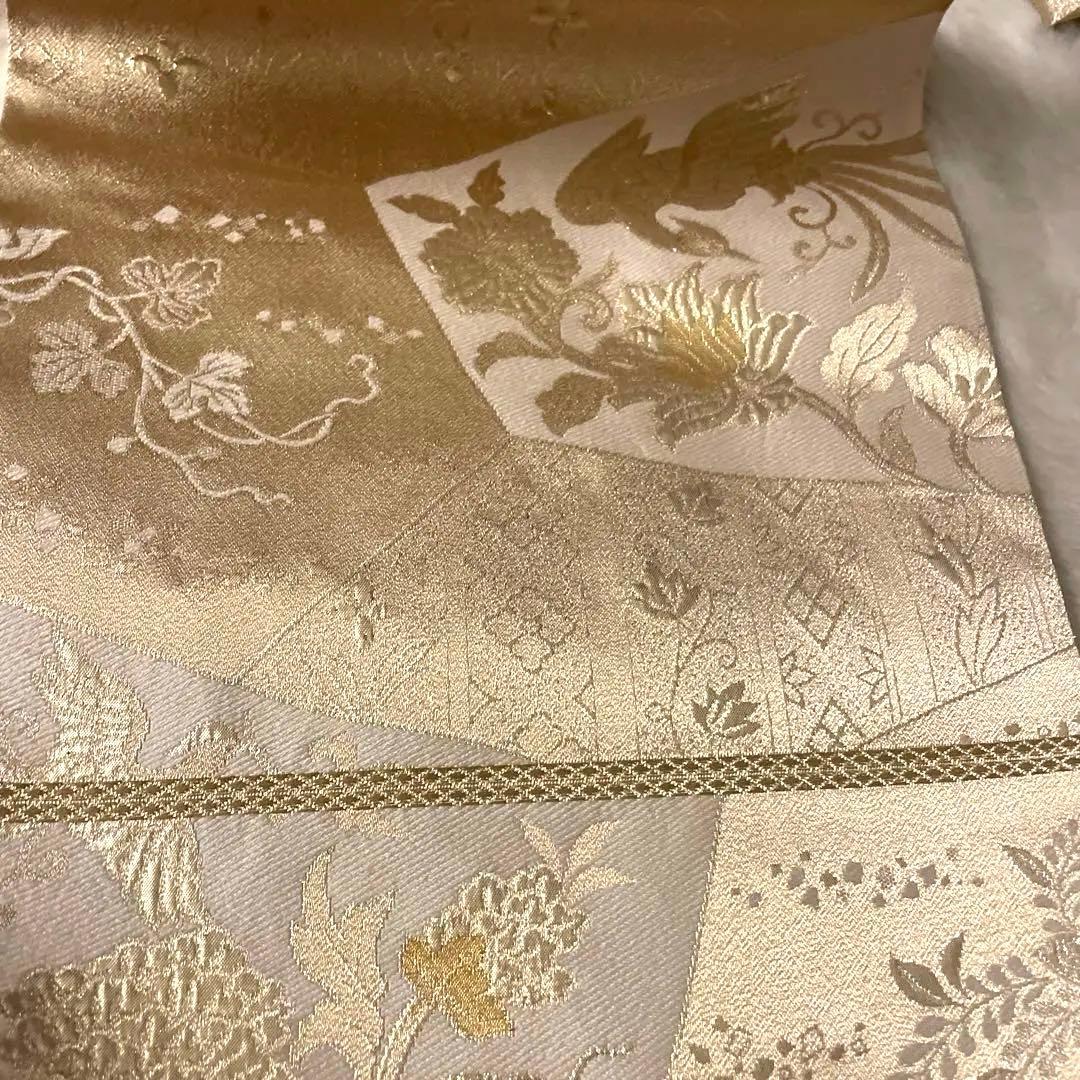 24金箔ふくれ織新品未使用帯2枚セット