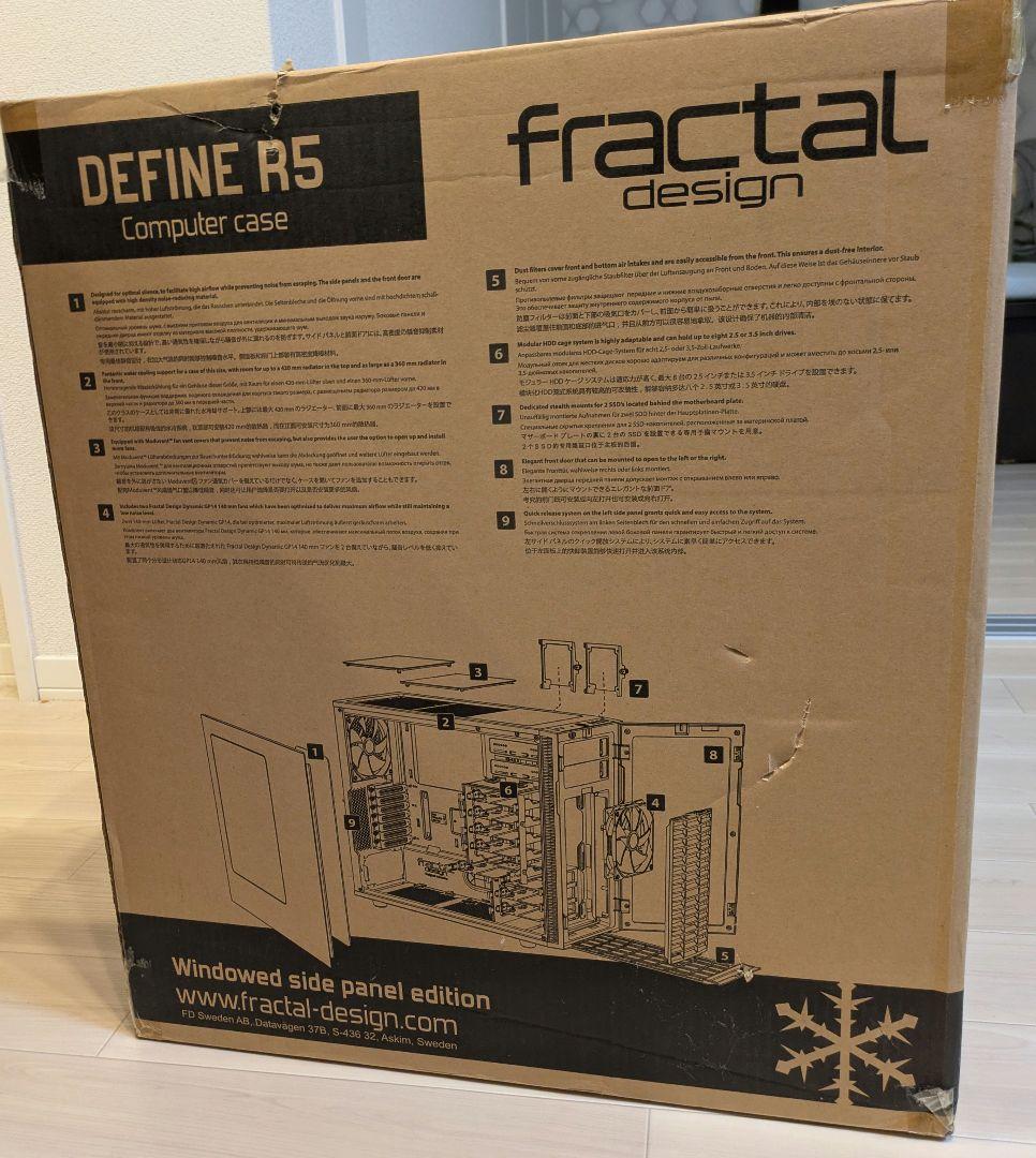 FractalDesign Define R5 Window　黒 元箱、備品あり