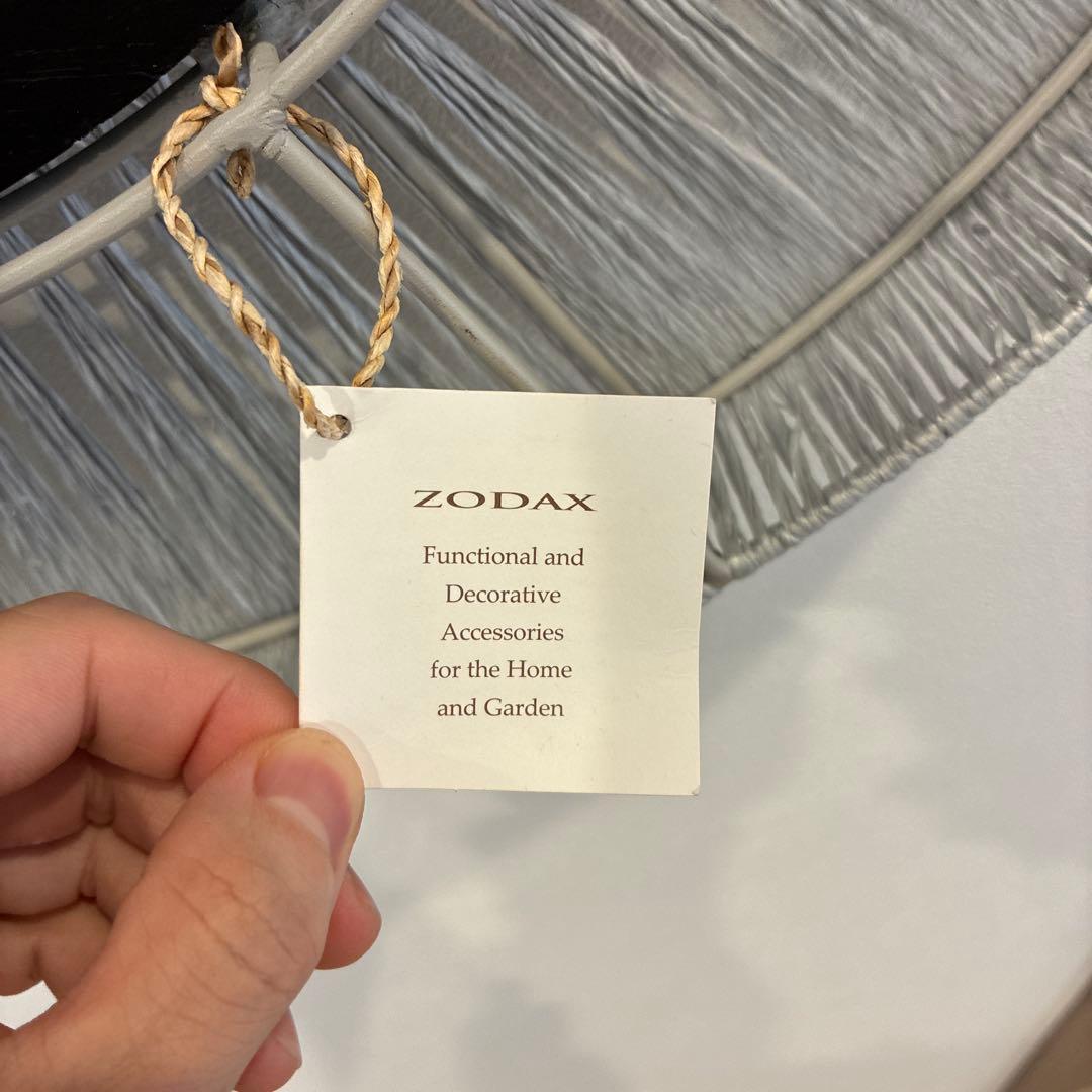 【定価70,400円】ZODAX 円形 壁掛け鏡 グレー