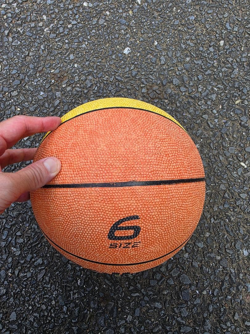 バスケットボール サイズ6 オレンジ/イエロー