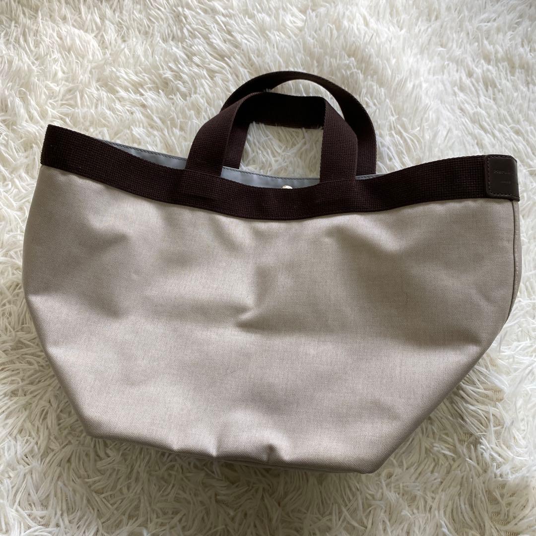 【極美品】エルベシャプリエ　マスティック × モカ　ハンドバッグ　レザー