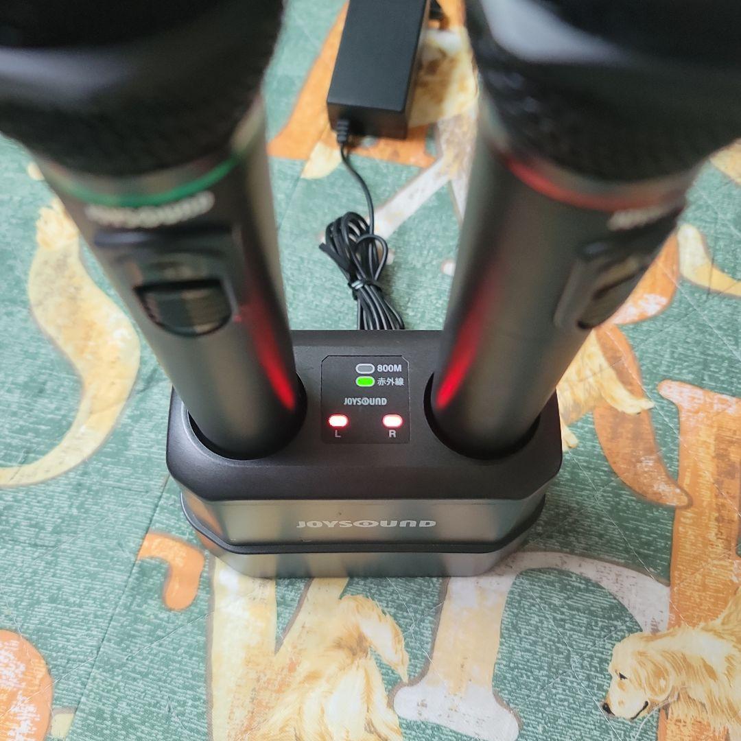 美品 JOYSOUNDカラオケマイクセット&アンプ付き専用