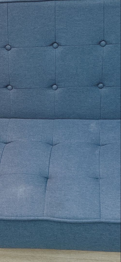 ◇大阪府 神戸市 配達料無料！◇ニトリ◇コンパクトソファ◇天然木フレーム布張り◇